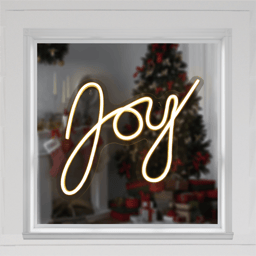 Northlight LED Joy Neon Lighted Christmas Wall or Window Decor