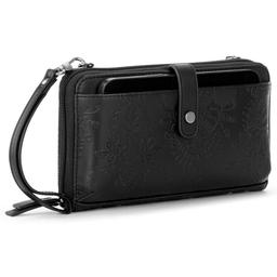 Sakroots Large Smartphone Embossed Floral Crossbody