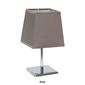 Simple Designs Mini Square Empire Fabric Shade Chrome Table Lamp - image 11