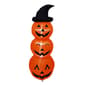 4ft. Inflatable LED Pumpkin Stack with Witch Hat - image 1