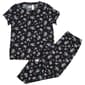 Womens Jessica Simpson Short Sleeve Floral Ribbons Pajama Set - image 1