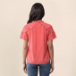 Womens Draper James Solid Flutter Sleeve Ruffle Neck Blouse - image 2