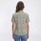 Petite Emily Daniels Short Sleeve Jacquard Dot Blouse - image 2