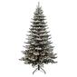 Kurt S. Adler 7.5ft. Pre-Lit Clear Christmas Snow Pine Tree - image 1