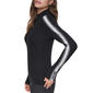Womens DKNY Long Sleeve Quarter Zip Mock Neck Sweater - image 3