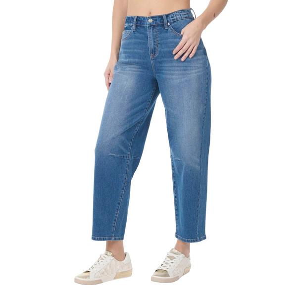 Womens Nicole Miller Super High Rise Barrel Knee Twisted Seam Je - image 