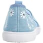 Womens Ashley Blue Floral Canvas Slip On Flats - image 4