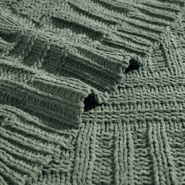 Tommy Bahama Chain Basket Cable Knit Throw
