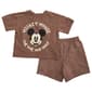 Toddler Boy Disney Mickey French Terry Back Art Tee & Shorts Set - image 3