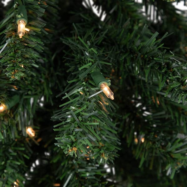 Northlight Seasonal 3ft. Pre-Lit Fir Hanging Christmas Tree