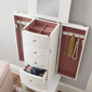 Linon Home Decor Jasmine White Jewelry Armoire - image 11