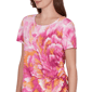 Petite Ruby Rd. Hothouse Florals Watercolor Floral Blouse - image 5