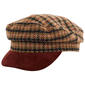 Womens Steve Madden Plaid Newsboy Hat - image 1