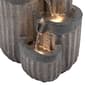 Alpine Grey Cascading Pillar Tabletop Fountain w/LED Lights - image 4