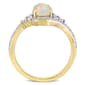 Gemstones Classics™ 10kt. Yellow Gold Ethiopian Yellow Opal Ring - image 3