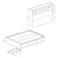 South Shore Reevo Full Mates Bed with Bookcase Headboard - image 5