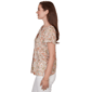 Petite Hearts of Palm Tropical Twist Paisley Blouse - image 4