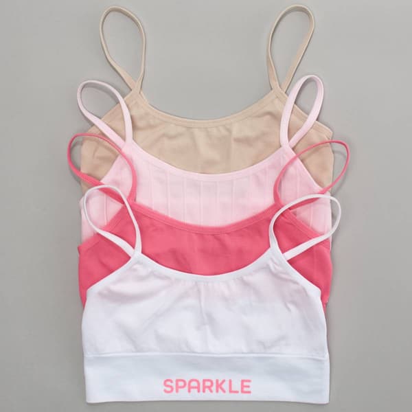 Girls Sweet Princess 4pk. Seamless Bralette - Cherry Blossom - image 