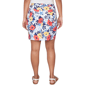 Womens Hearts of Palm Smooth Sailing Floral Pull On Skort - image 2