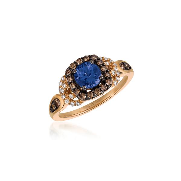 Le Vian Chocolatier(R) Blueberry Tanzanite(R) & Diamond Cocktail Ring - image 