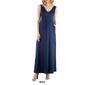 Plus Size 24/7 Comfort Apparel Sleeveless Maternity Maxi Dress - image 4