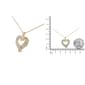 Haus of Brilliance Sterling Silver Diamond Open Heart Pendant - image 5