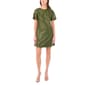 Womens MSK Short Sleeve Pleather Shift Dress - image 1