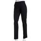 Womens Anne Klein Pull On Button Faux Fly Straight Leg Pants - image 1