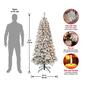National Tree 6ft. Acacia Flocked Pre-Lit Christmas Tree - image 4