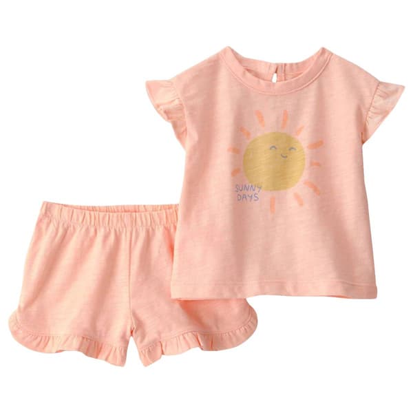 Baby Girl (NB-12M) Carter''s(R) Sunny Days Ruffled Shorts Set