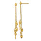 Gold Classics&#40;tm&#41; 14kt. Diamond-Cut Heart Earrings - image 1