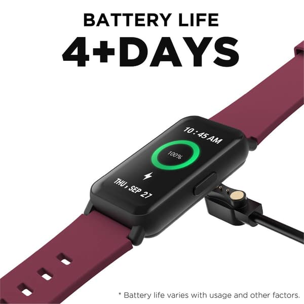 Womens iTouch Active 4 Burgundy Strap Fitness Tracker - TC4S01-G1