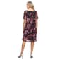 Womens SLNY Short Sleeve Floral Tier V Neck Shift Dress - image 2
