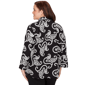 Plus Size Alfred Dunner Crowd Pleaser Paisley Two in One Blouse - image 2