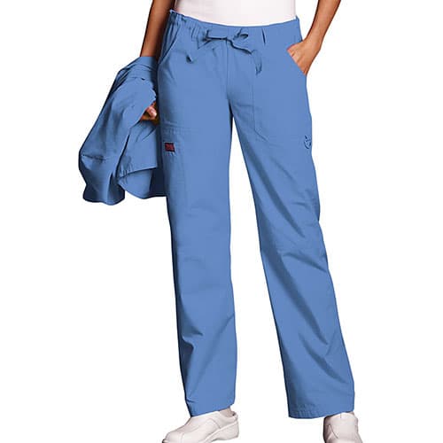 Womens Cherokee Utility Cargo Pants - Ciel - image 