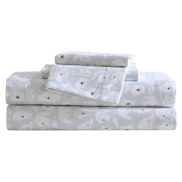 Eddie Bauer Explorer Bears Cotton Flannel Sheet Set