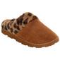 Womens Ella & Joy Leopard Faux Fur Slippers - image 1