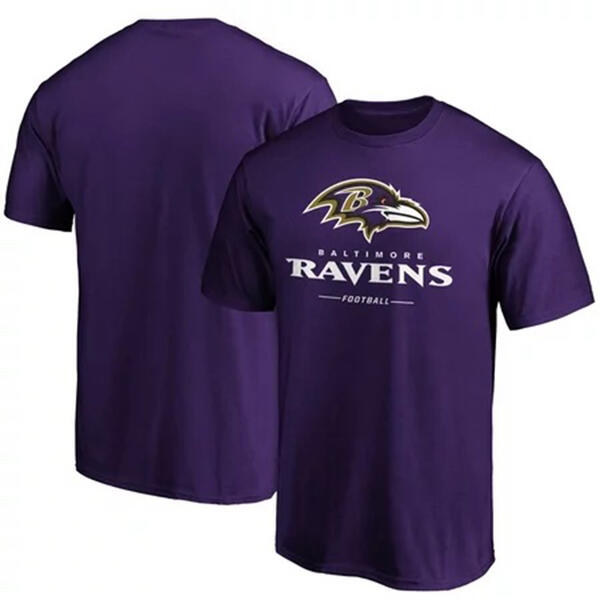 Fanatics Mens Short Sleeve Baltimore Ravens Team Lockup Tee - image 