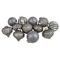 Northlight 12ct. Silver & Neutral Glass Ball Christmas Ornaments - image 1