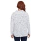 Womens Ruby Rd. Wintery Glow Long Sleeve Cowl Eyelash Sweater - image 2
