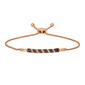 Le Vian(R) Chocolate Quartz(R) & Alternating Diamond Bolo Bracelet - image 1