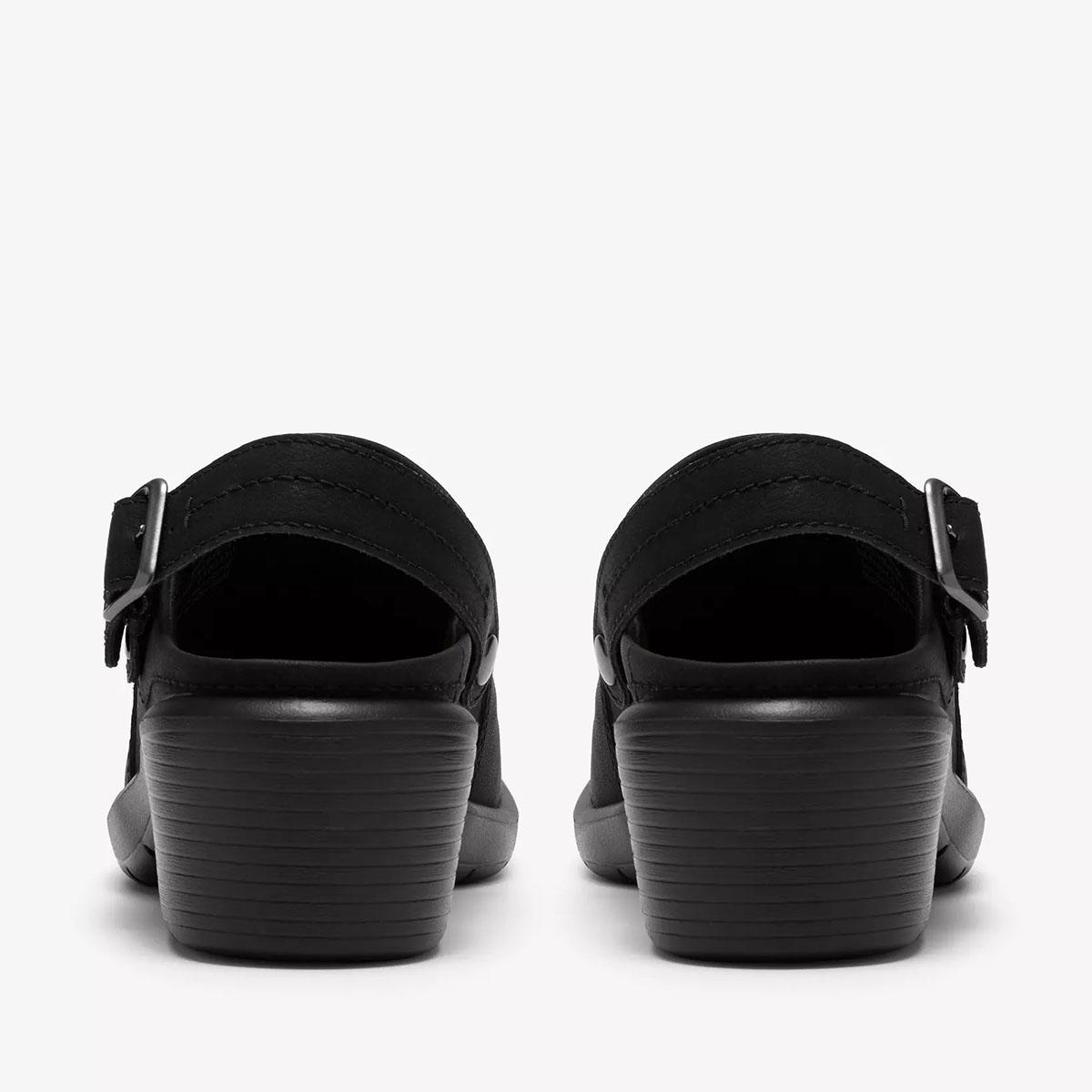 Womens Clarks Kynnzie Mule Black Dress Shoes