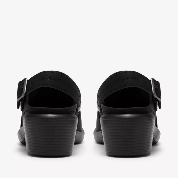 Womens Clarks Kynnzie Mule Black Dress Shoes