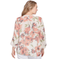Plus Size Skye''s The Limit Spring Romance Floral Lace Trim Blouse - image 2