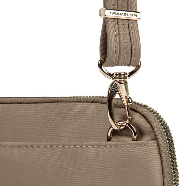Travelon Tailored Convertible Crossbody Clutch Tote