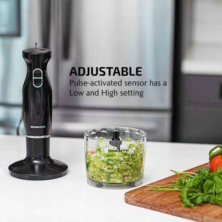 Ovente Immersion Electric 2-Speed Hand Blender