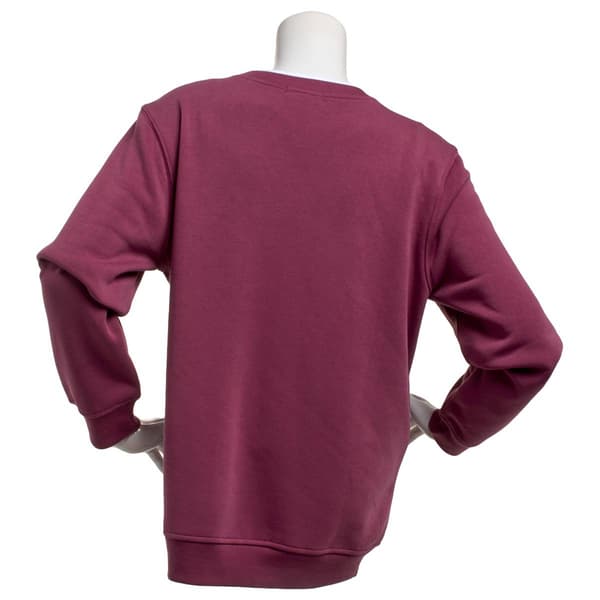 Petite Hasting & Smith Floral Stud Fleece Sweatshirt