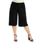 Plus Size 24/7 Comfort Apparel Drawstring Gaucho Pants - image 1