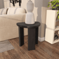 9th & Pike® Modern Black Wood Accent Table - image 7