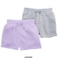 Girls &#40;7-16&#41; Jolie & Joy 2pk. Solid/Marled Basic Shorts - image 3
